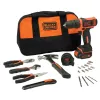 Berbequim de punho de pistola Black & Decker BDCDD12-QW, sem chave, 1,5 Ah