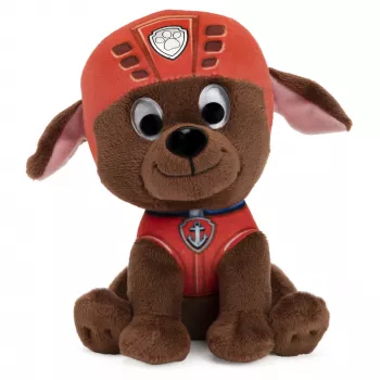 PAW Patrol GUND Peluche oficial Zuma com o uniforme característico de salvamento aquático, peluche para crianças a partir de 1 ano, 6 polegadas