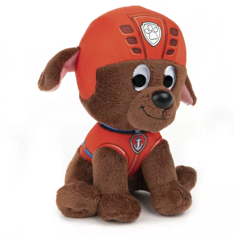 PAW Patrol GUND Peluche oficial Zuma com o uniforme característico de salvamento aquático, peluche para crianças a partir de 1 ano, 6 polegadas