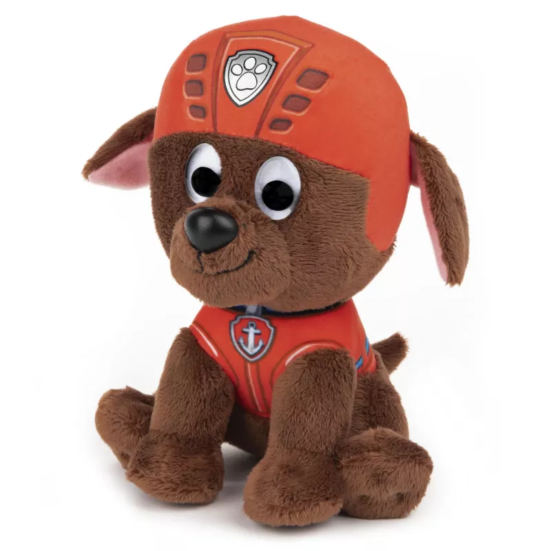PAW Patrol GUND Peluche oficial Zuma com o uniforme característico de salvamento aquático, peluche para crianças a partir de 1 ano, 6 polegadas