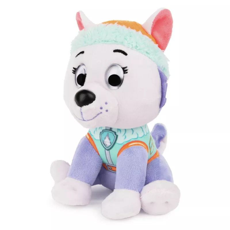 PAW Patrol GUND Peluche oficial Everest com o uniforme Signature Snow Rescue, peluche para crianças a partir de 1 ano, 15 cm