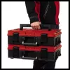 Caixa de peças pequenas Einhell E-Case S-F Polipropileno Preto Vermelho 42x28x9,5 cm