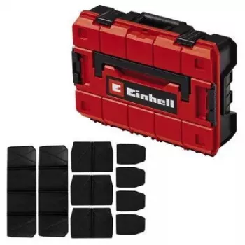 Caixa de peças pequenas Einhell E-Case S-F Polipropileno Preto Vermelho 42x28x9,5 cm
