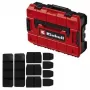 Caixa de peças pequenas Einhell E-Case S-F Polipropileno Preto Vermelho 42x28x9,5 cm