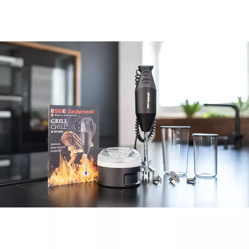 ESGE M 200 BBQ 10 L Varinha mágica 200 W Preto, Cromado