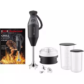 ESGE M 200 BBQ 10 L Varinha mágica 200 W Preto, Cromado
