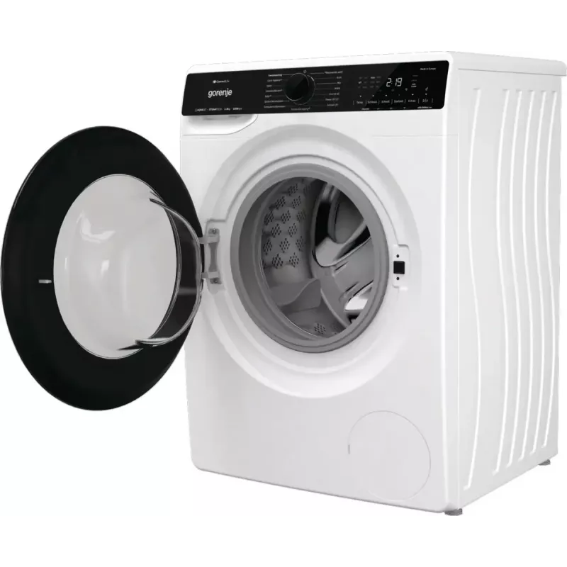 Gorenje WPNA94A1TS máquina de lavar roupa de carga frontal 9 kg, 1400 rpm, ConnectLife Wi-Fi, branco/preto