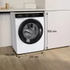 Gorenje WPNA94A1TS máquina de lavar roupa de carga frontal 9 kg, 1400 rpm, ConnectLife Wi-Fi, branco/preto