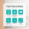 Gorenje WPNA14A3TS Máquina de lavar roupa Carga frontal 10 kg 1400 rpm Branco