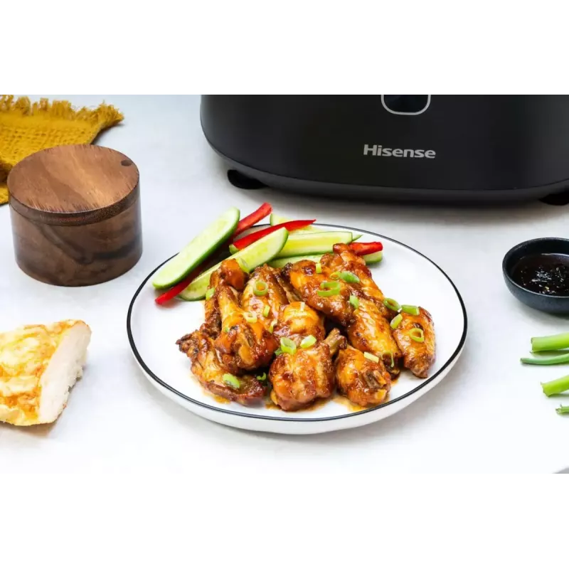 Hisense HAF1350DR Single 6,7 L Máquina de fritar a ar quente 1350 W Preto