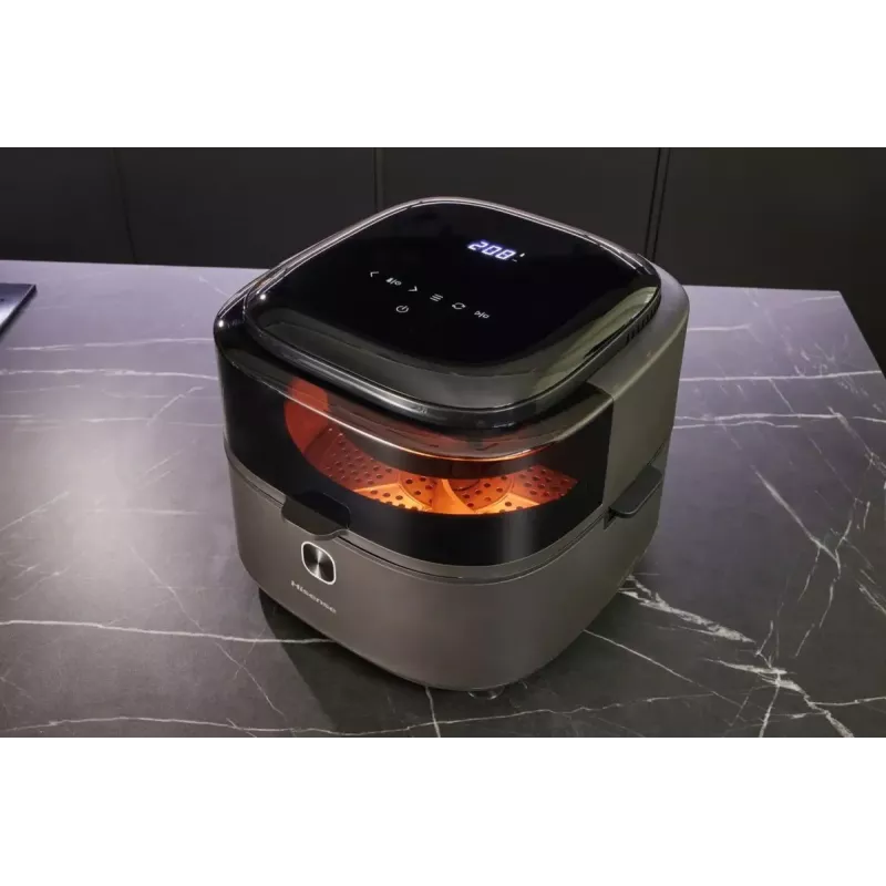 Hisense HAF1350DR Single 6,7 L Máquina de fritar a ar quente 1350 W Preto