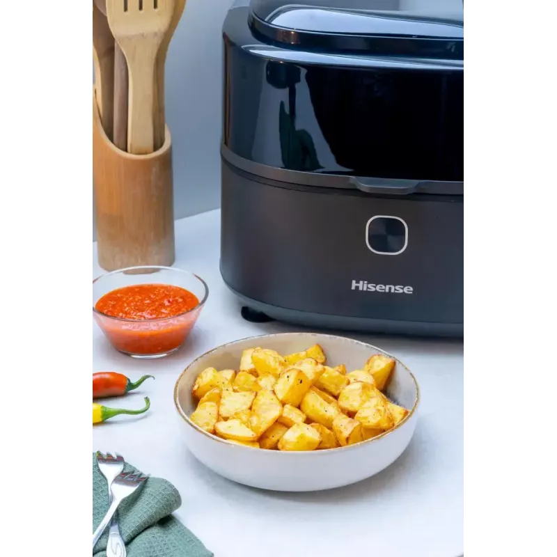 Hisense HAF1350DR Single 6,7 L Máquina de fritar a ar quente 1350 W Preto