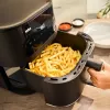 Máquina de fritar a ar quente Braun Household MultiFry 5 HF5030 — 1700 W, cesto de 6,0 l, preto/prateado
