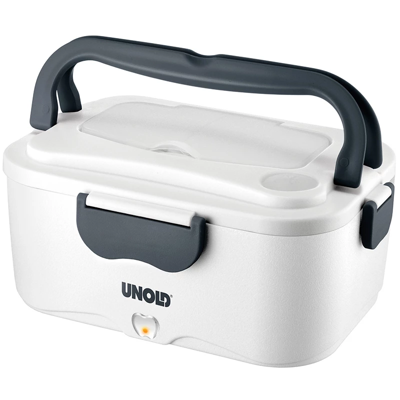 Unold 58850 marmita elétrica de 1,5 l, recipiente em aço inoxidável, branca