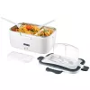 Unold 58850 marmita elétrica de 1,5 l, recipiente em aço inoxidável, branca