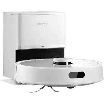 Roborock Q7B Aspirador robô Branco, 150 min de autonomia, motor de 40 W, depósito de água de 0,27 L, escova cilíndrica