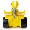 PAW Patrol , Ready, Race, Rescue Veículo Rubble’s Race & Go Deluxe com som, para crianças a partir de 3 anos