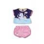 Pijama curto de unicórnio BABY born 43cm roupa de noite para boneca