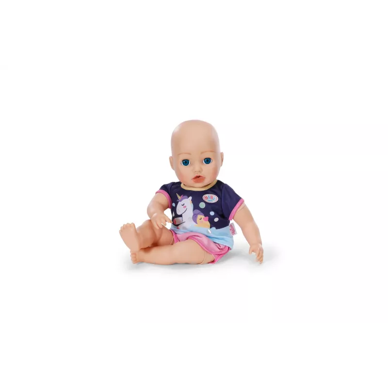 Pijama curto de unicórnio BABY born 43cm roupa de noite para boneca