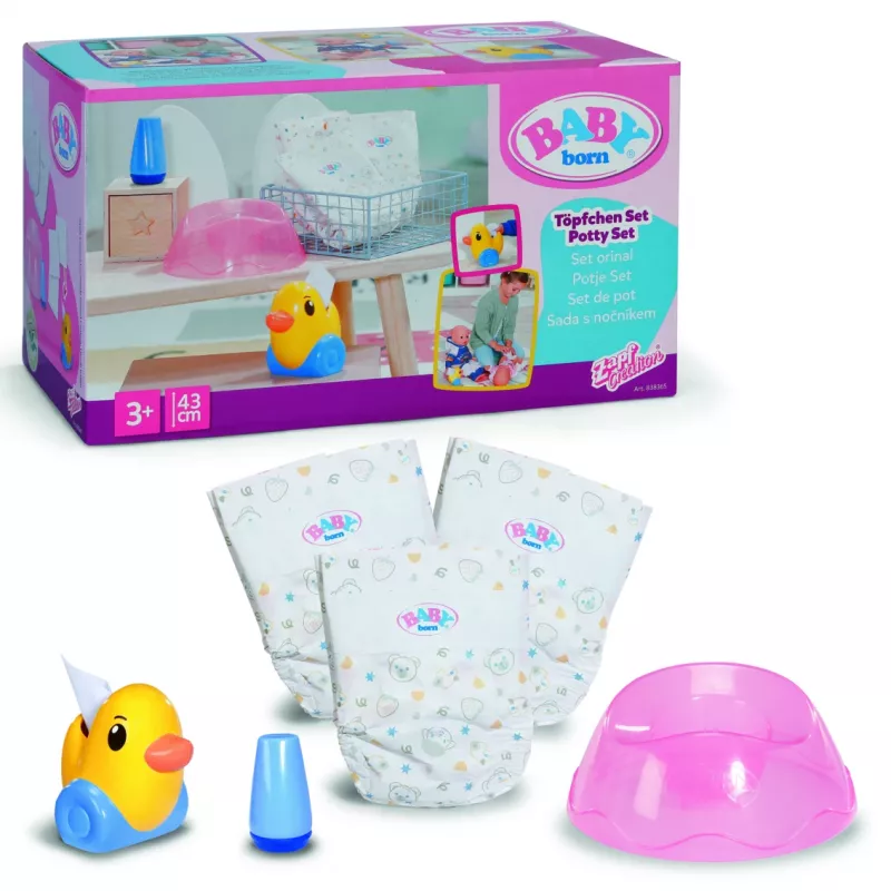 Bacio para bonecas ZAPF BABY born conjunto de bacio, multicolor, para crianças a partir de 3 anos