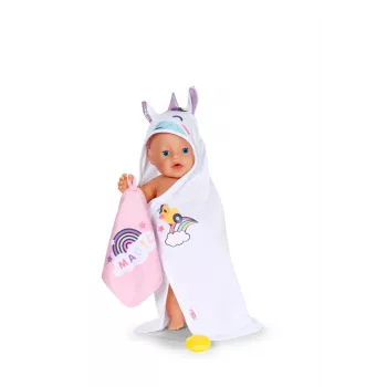 Conjunto de toalha com capuz BABY born conjunto de banho para boneca