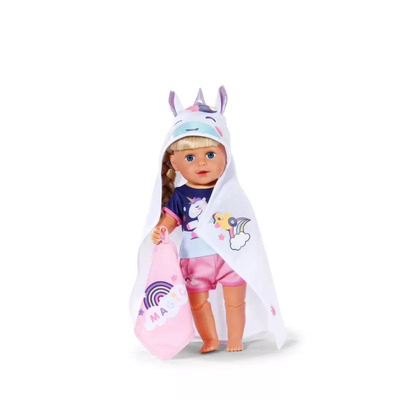 Conjunto de toalha com capuz BABY born conjunto de banho para boneca