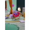 Berço para bonecas zapf creation BABY born 3-in-1 Pinplay — mobiliário para bonecas, berço/cama/saco de transporte convertível