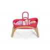 Berço para bonecas zapf creation BABY born 3-in-1 Pinplay — mobiliário para bonecas, berço/cama/saco de transporte convertível