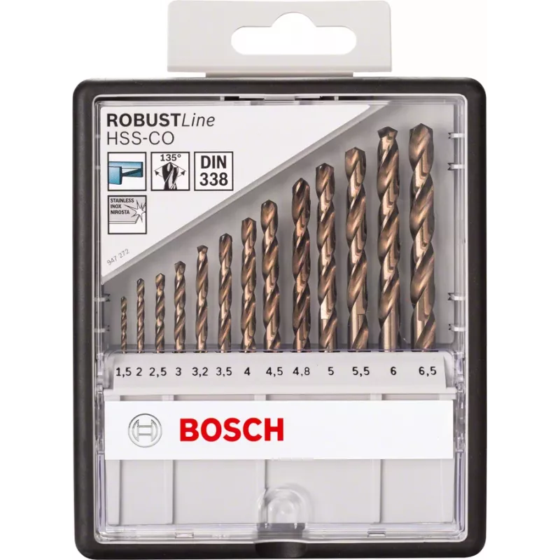 Conjunto de brocas Bosch HSS broca helicoidal Cobalt 2607019926