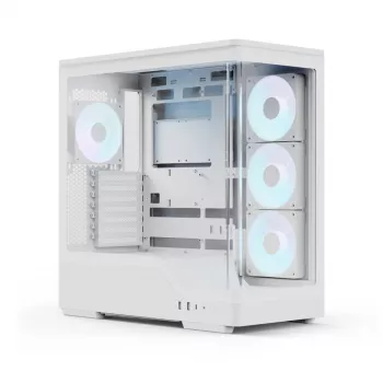 Caixa de PC AEROCOOL caixa Midi P500A branco — caixa Midi-Tower ATX, superfície branca