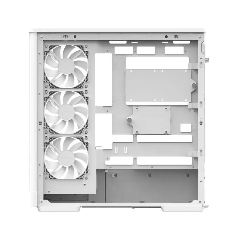 Caixa de PC AEROCOOL caixa Midi P500A branco — caixa Midi-Tower ATX, superfície branca