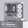 Caixa de PC AEROCOOL caixa Midi P500A branco — caixa Midi-Tower ATX, superfície branca