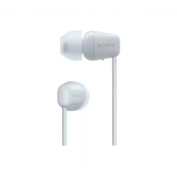 Headset Sony WI-C100 sem fios In-Ear chamadas/música Bluetooth branco