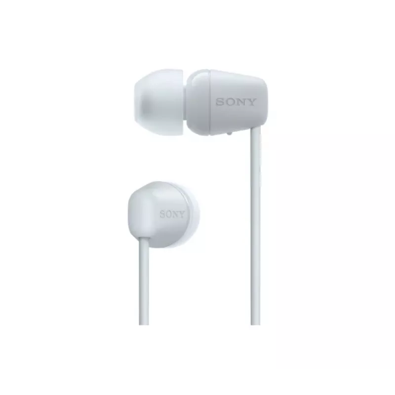 Headset Sony WI-C100 sem fios In-Ear chamadas/música Bluetooth branco