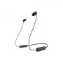 Headset Sony WI-C100 sem fios In-Ear chamadas/música Bluetooth preto