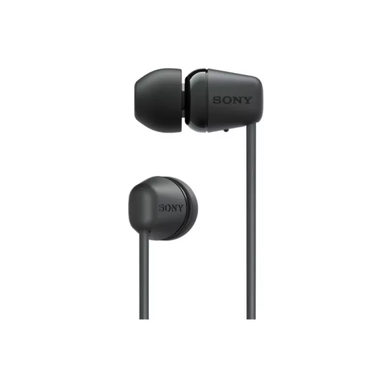 Headset Sony WI-C100 sem fios In-Ear chamadas/música Bluetooth preto
