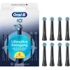 Cabeças de escova de substituição Oral-B iO Ultimate Clean — pack de 8, preto, para remoção superior de placa