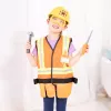 Melissa & Doug Conjunto de disfarce de trabalhador da construção civil (6 peças)