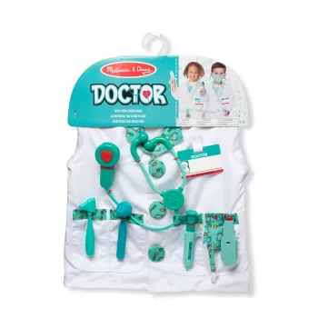 Melissa & Doug MPP RLP Doctor Rl Ply Conjunto de disfarce GML Fato de Carnaval criança unissexo uniforme