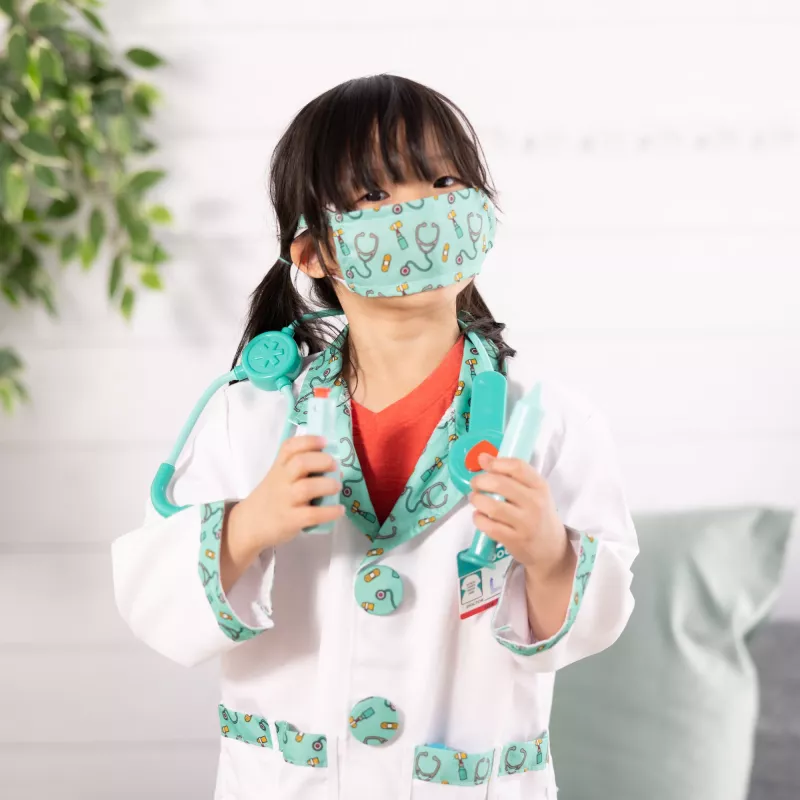 Melissa & Doug MPP RLP Doctor Rl Ply Conjunto de disfarce GML Fato de Carnaval criança unissexo uniforme