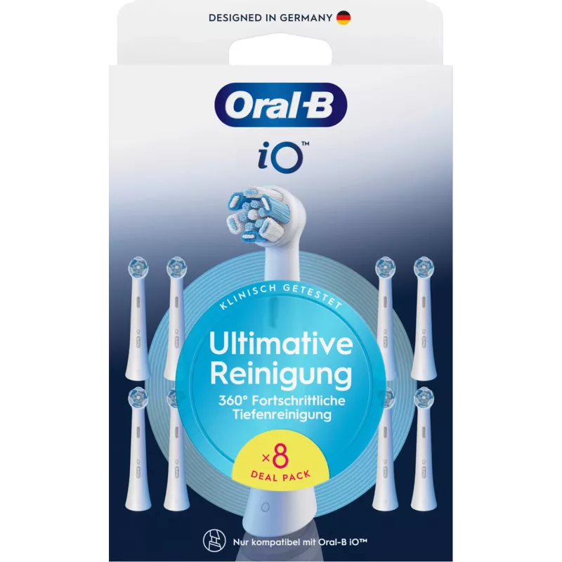 Cabeça de escova de dentes Oral-B 8 unidades branco