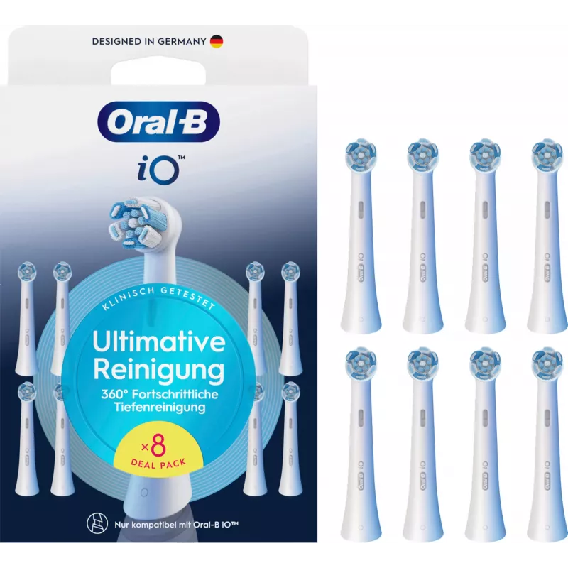 Cabeça de escova de dentes Oral-B 8 unidades branco