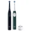 Escova de dentes elétrica BRAUN Oral-B iO Series 2 Duo preto/verde, recarregável, modelo 62418