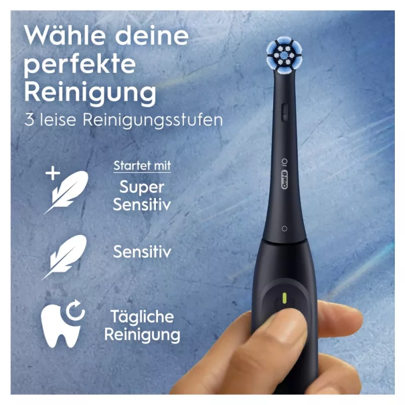Escova de dentes elétrica BRAUN Oral-B iO Series 2 Duo preto/verde, recarregável, modelo 62418