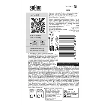 Cabeça de corte Braun Series 8 83 M