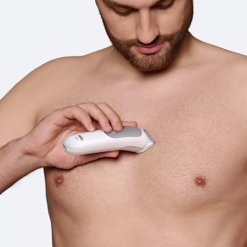 Aparador de pelos corporais BRAUN BG 5500 244787 — aparador de pelos corporais à prova de água recarregável