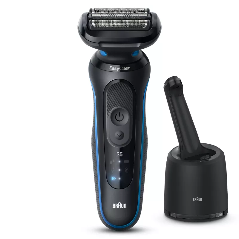 Braun Series 5 52-B7000cc máquina de barbear de folha aparador preto bateria de iões de lítio