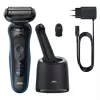 Braun Series 5 52-B7000cc máquina de barbear de folha aparador preto bateria de iões de lítio