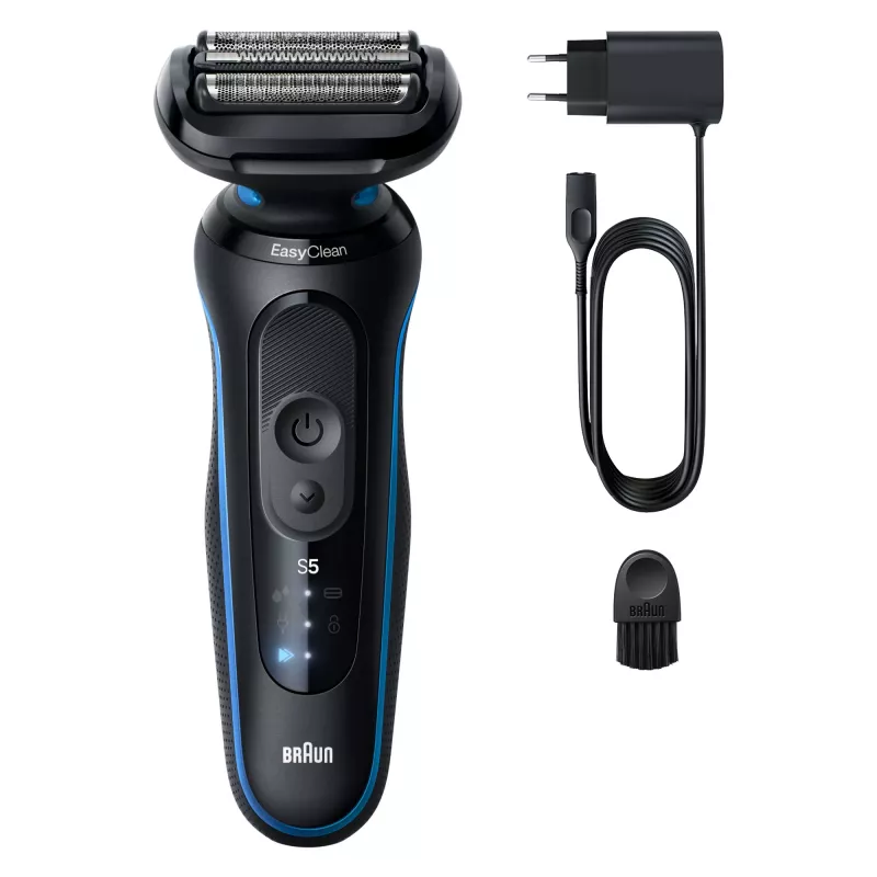 Braun Series 5 52-B1000s máquina de barbear de folha preto