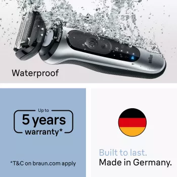 Máquina de barbear elétrica BRAUN Series 6 62-B1200S molhado e seco com aparador de barba integrado